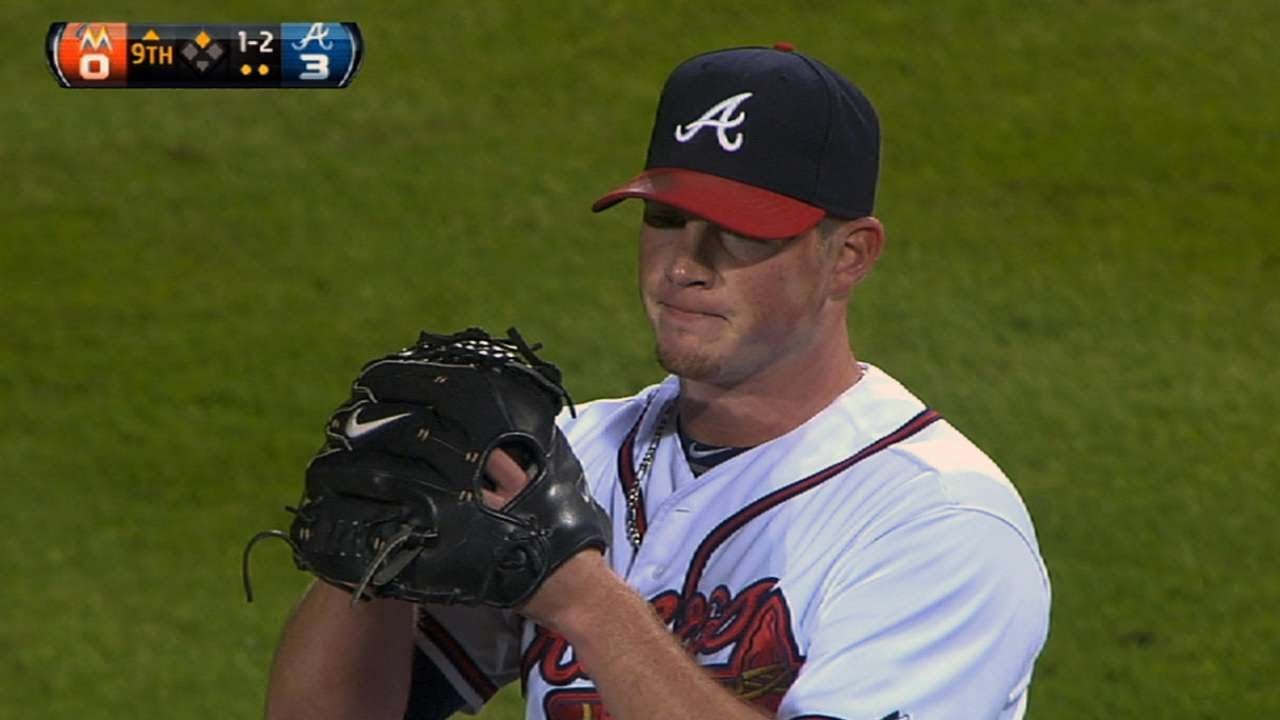 MIA@ATL: Kimbrel fans four in ninth to earn save - Crush That Sports