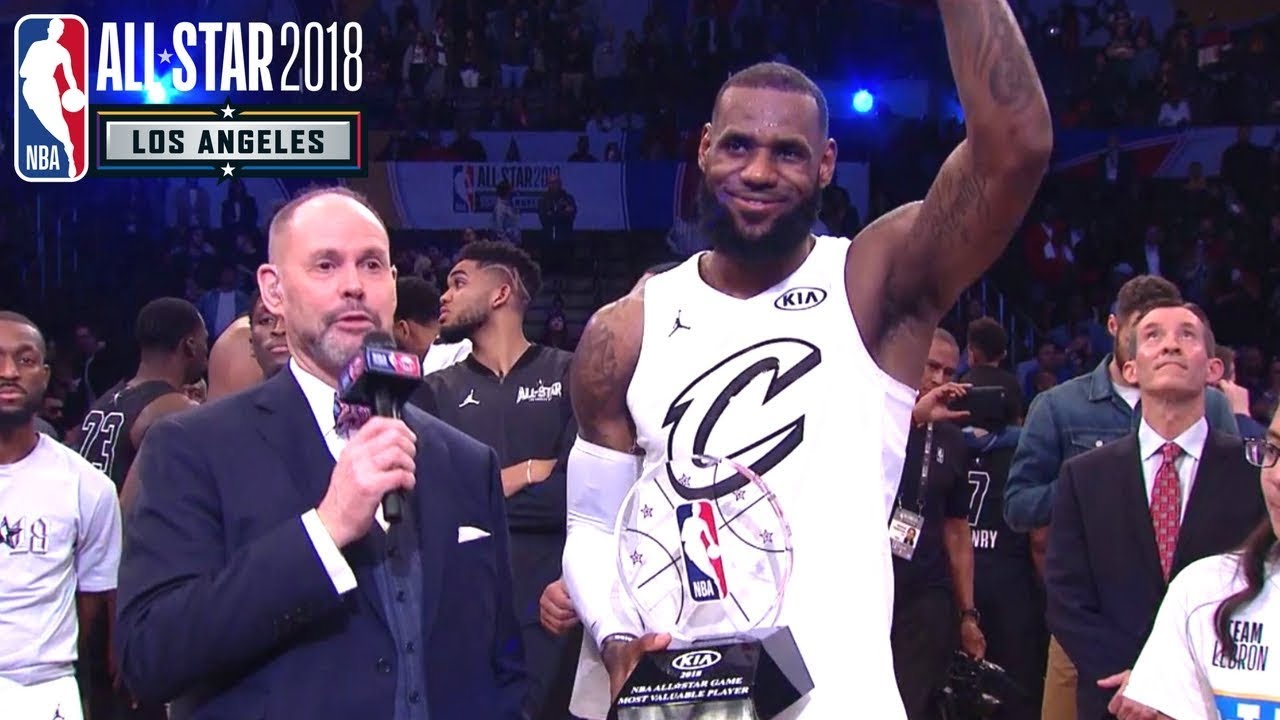 LeBron James FULL MVP SPEECH | 2018 NBA All-Star Game - Crush That Sports