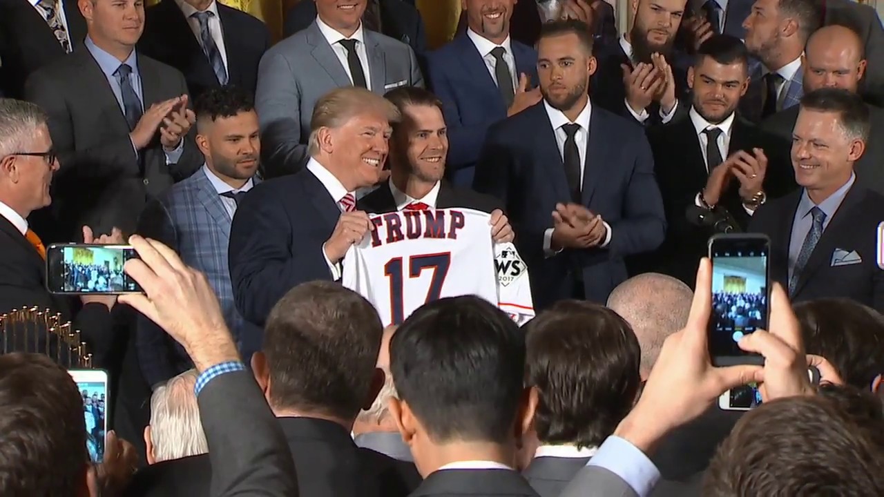 [FULL] World Series champion Houston Astros visit White House ESPN