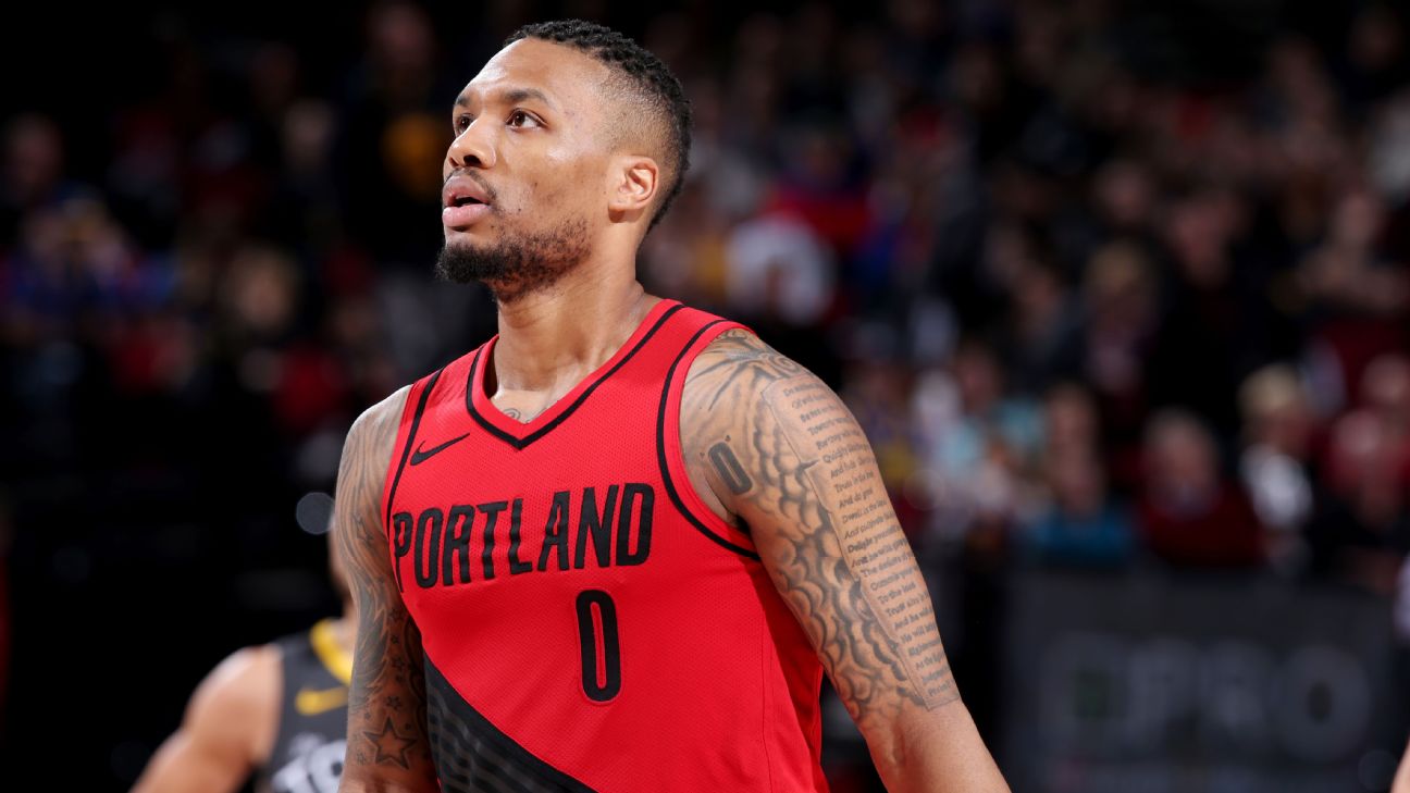 Damian Lillard rejoins Portland Trail Blazers after birth of his first ...