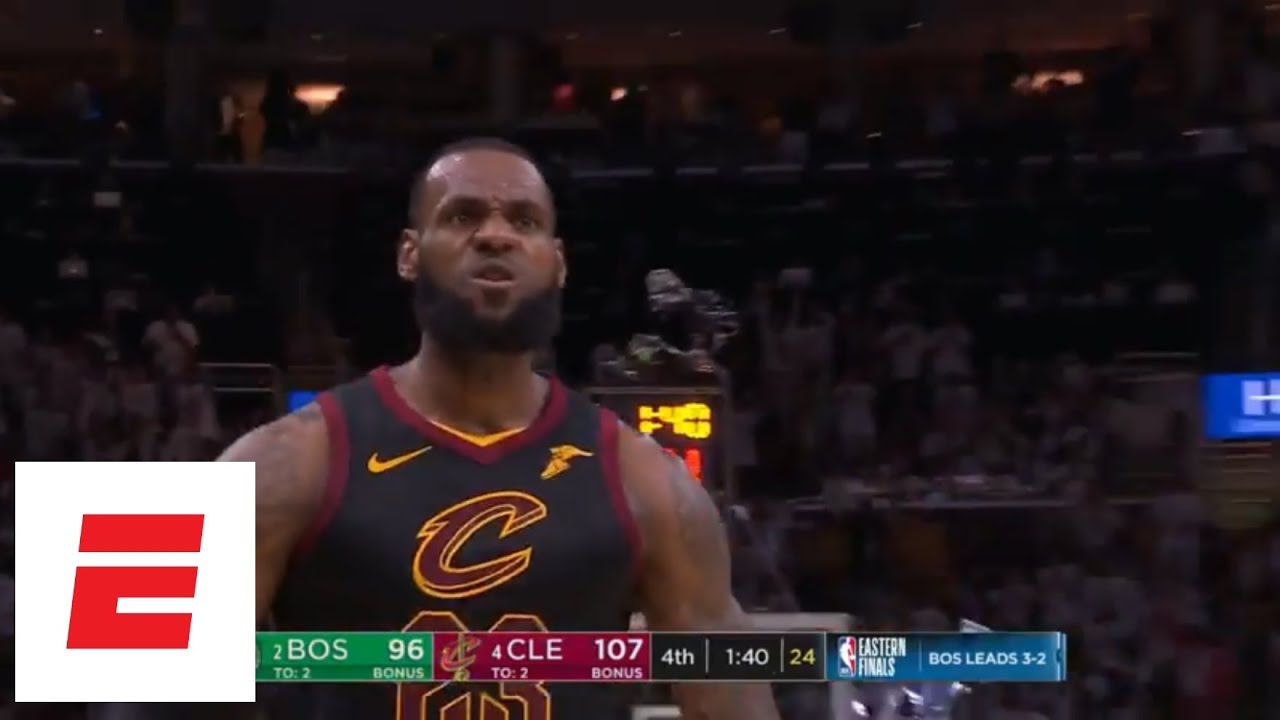 [Game 6] LeBron James Hits Back-to-back Dagger 3s With Jayson Tatum In ...