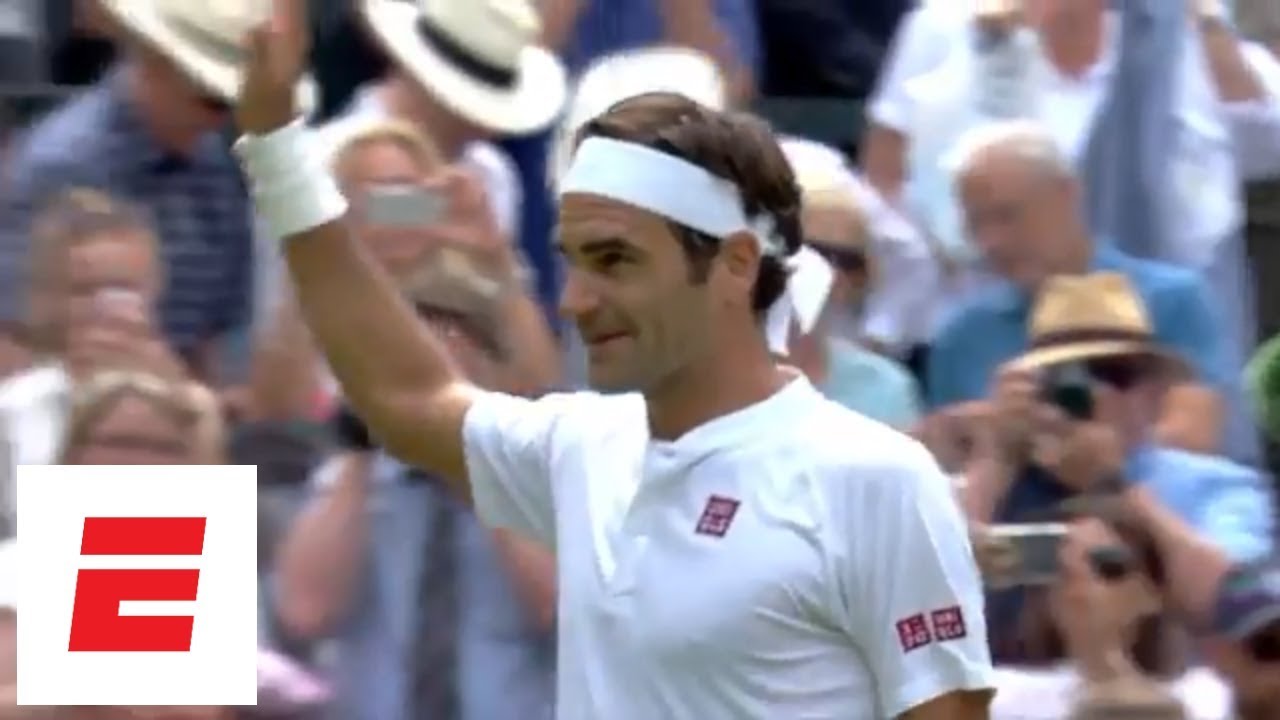 Roger Federer wins to advance to Wimbledon 2018 3rd round ...