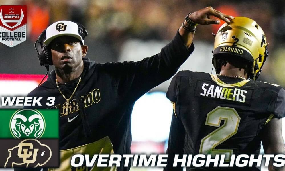 Colorado Narrowly Defeats Colorado State In Double Overtime Espn College Football Highlights 